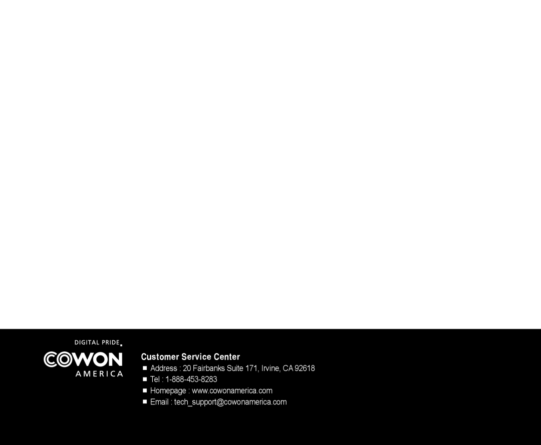 Cowon Systems A2 manual 