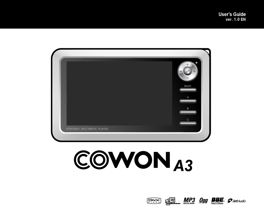 Cowon Systems A3 manual User’s Guide 