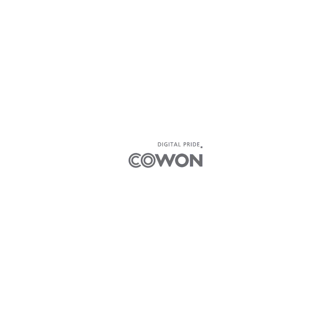 Cowon Systems C2 manual 