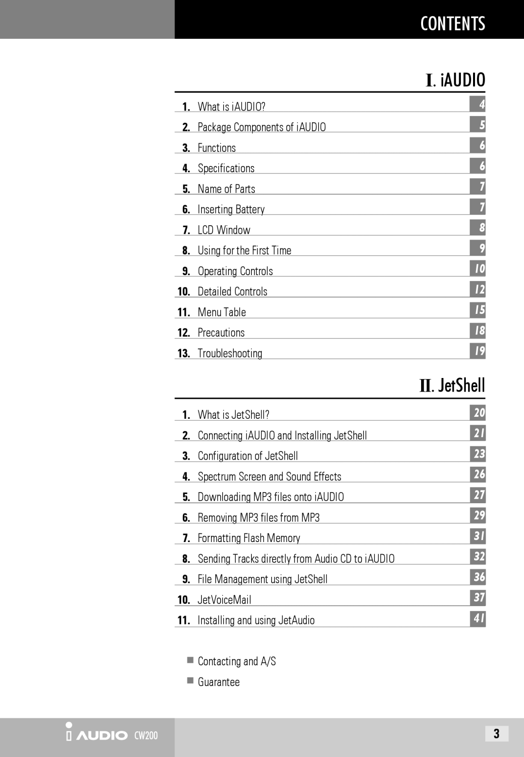 Cowon Systems CW200 user manual What is JetShell?, Connecting iAUDIO and Installing JetShell 