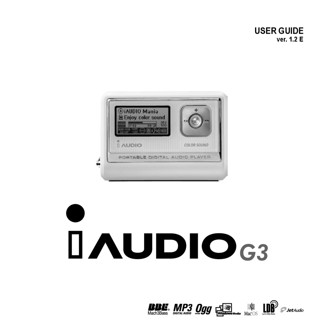 Cowon Systems iAUDIO G3 manual User Guide 