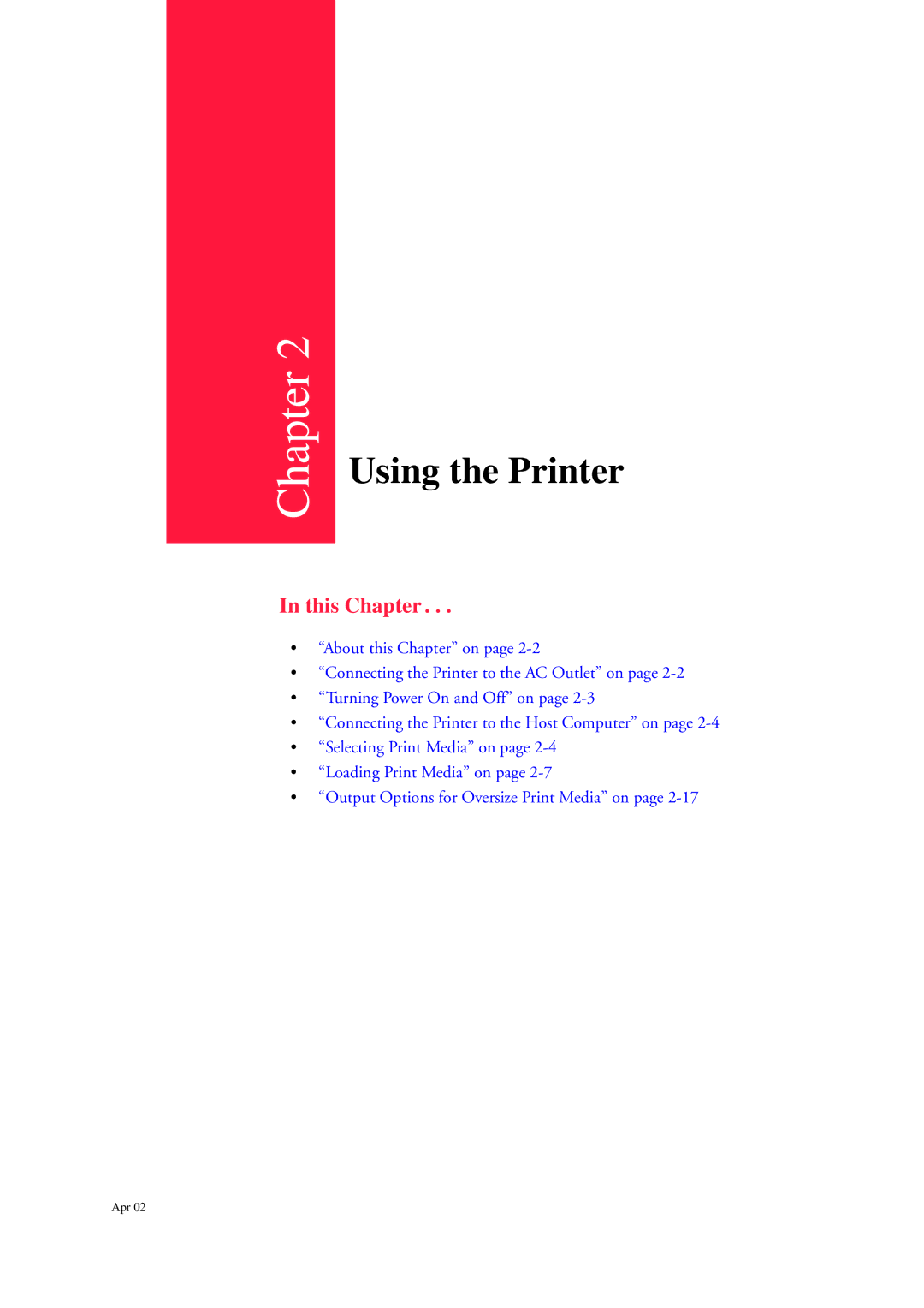 CPG PageMaster 402N manual Using the Printer 