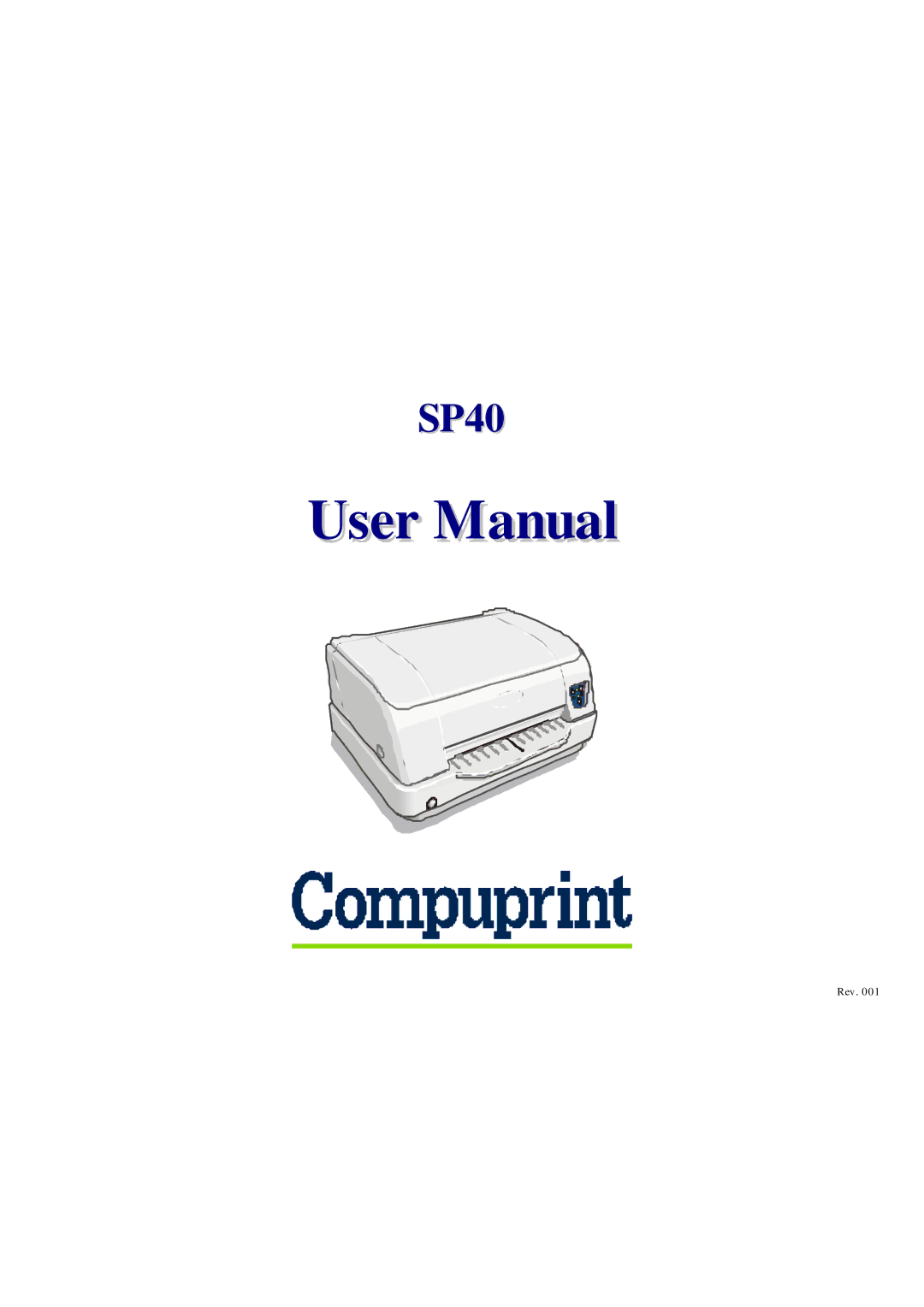 CPG SP40 manual 