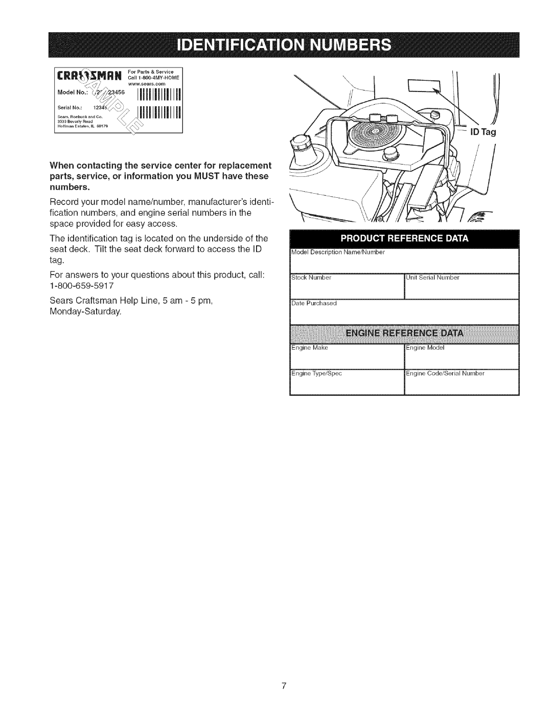 Craftsman 107.2777 manual IIIlillllllllll Iliiillililllil 