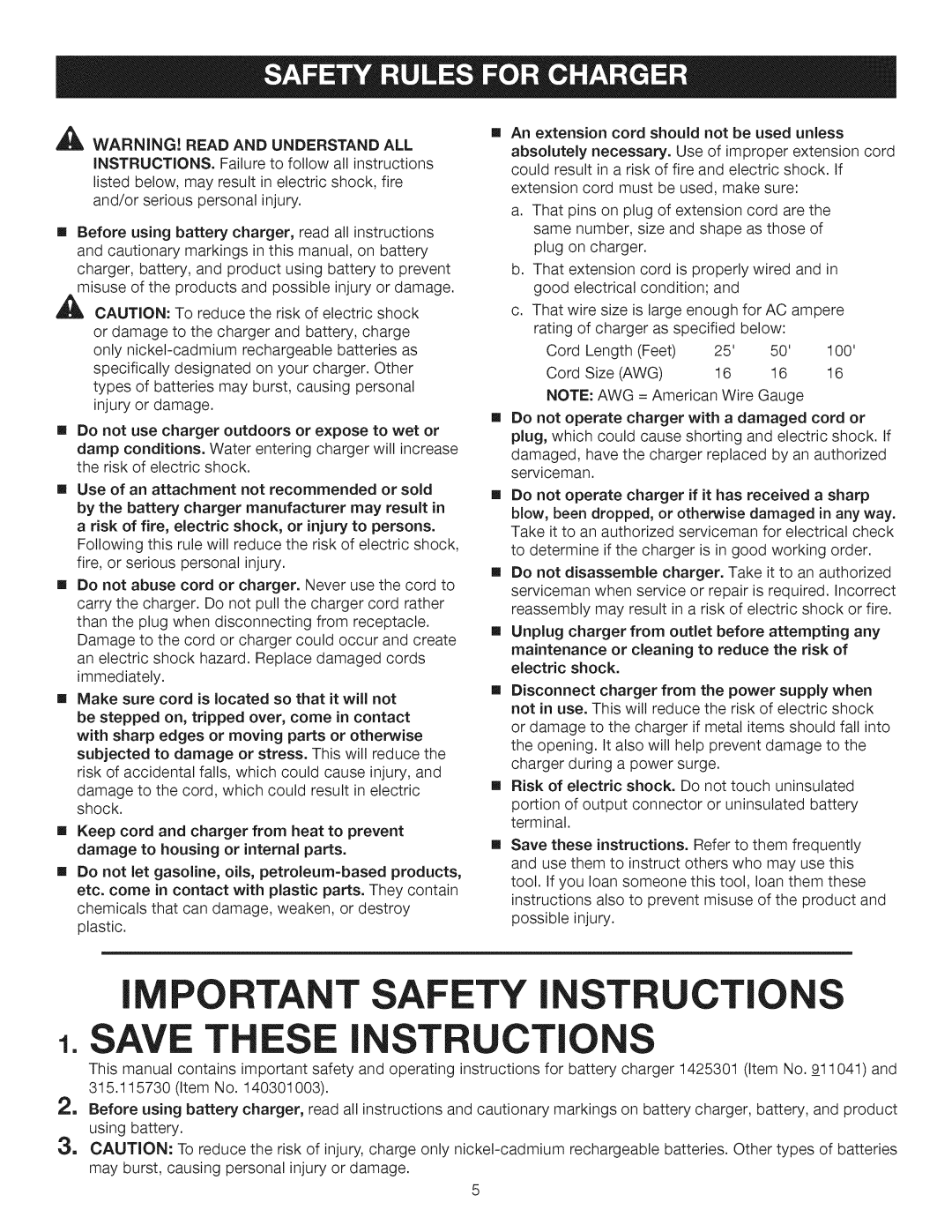 Craftsman 315.115510 manual Save TH I ST UCT 