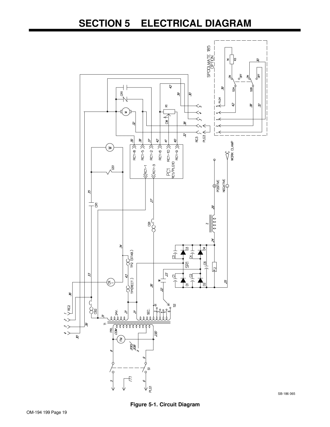 Craftsman 117.205710 operating instructions Electrical Diagram, Circuit Diagram 