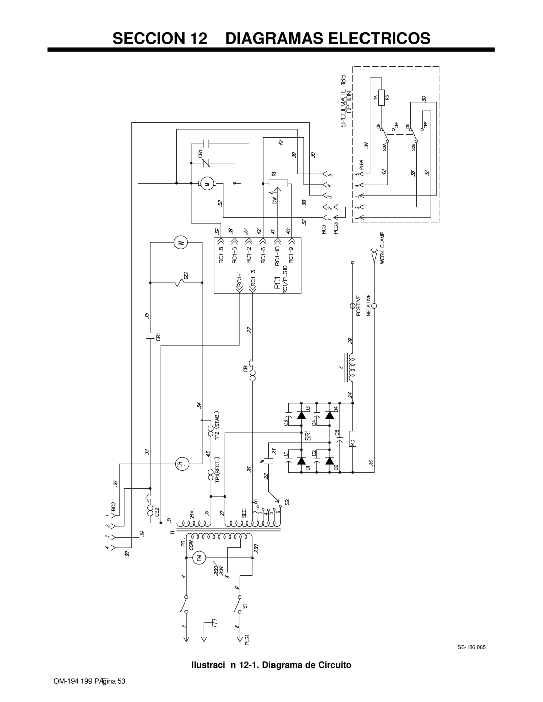 Craftsman 117.205710 operating instructions Seccion 12 Diagramas Electricos 