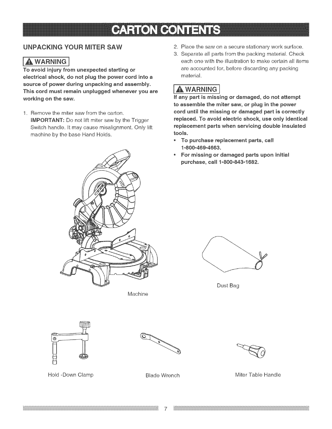 Craftsman 137.21229 operating instructions IA WARNINGn 