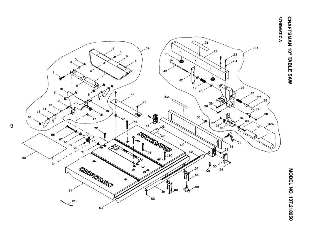 Craftsman 137.21825 owner manual 32A 