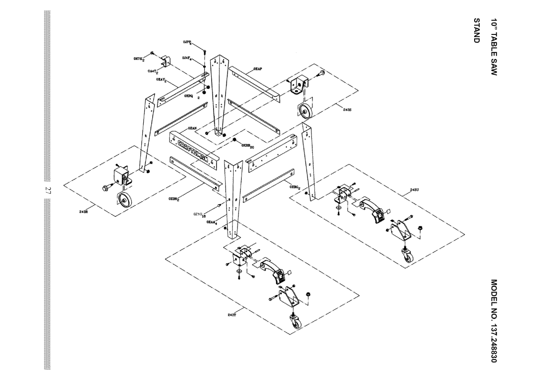 Craftsman 137.248830 operating instructions 