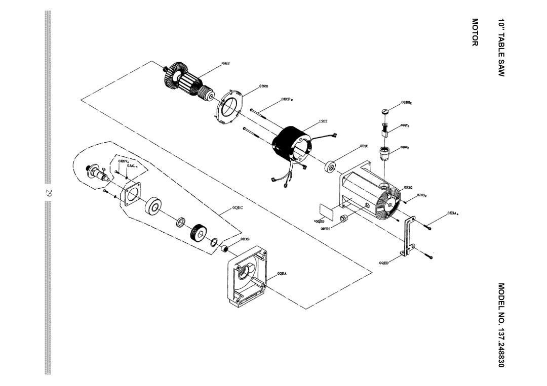 Craftsman 137.248830 operating instructions 113 