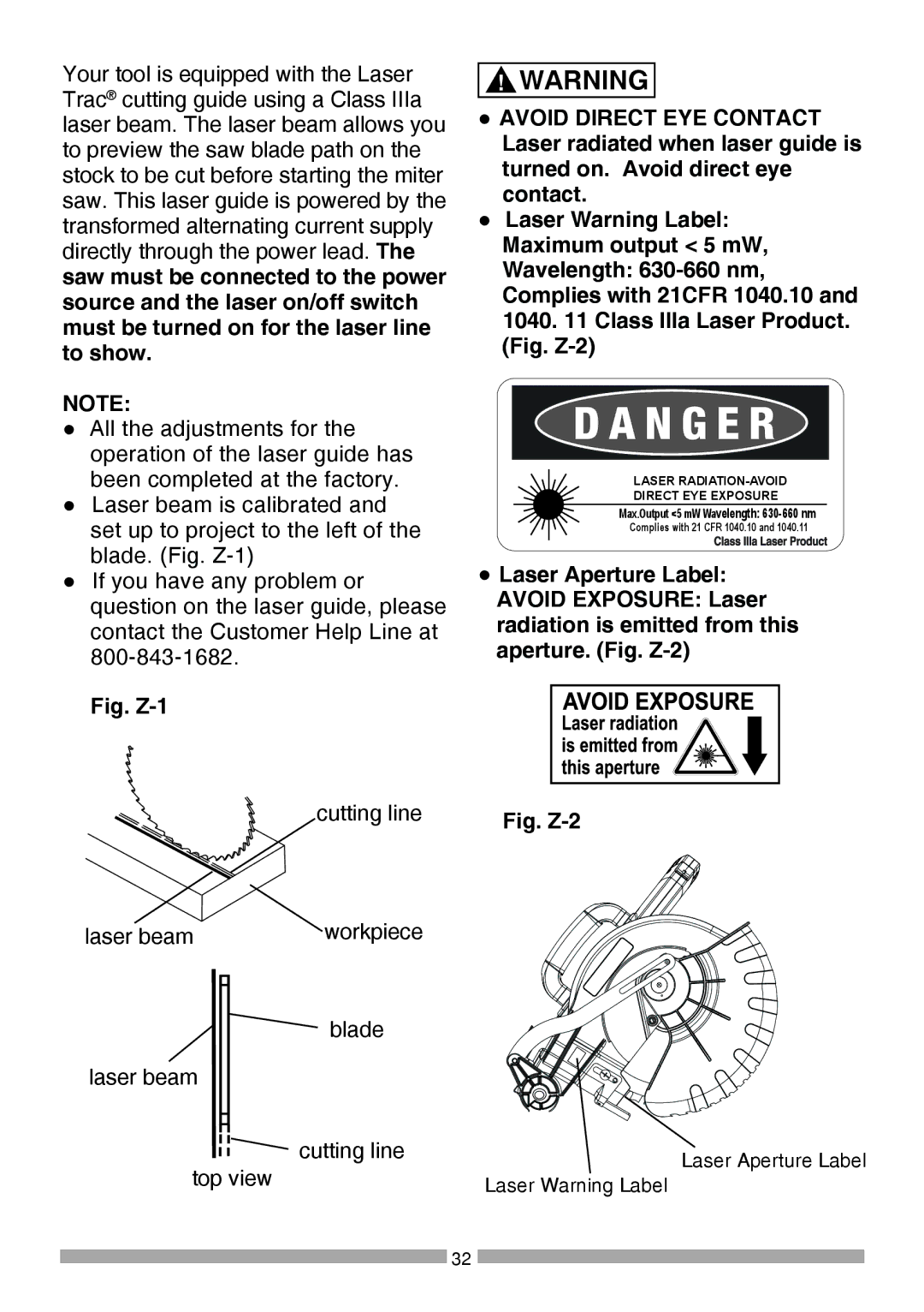 Craftsman 137.37564 manual Fig. Z-2 