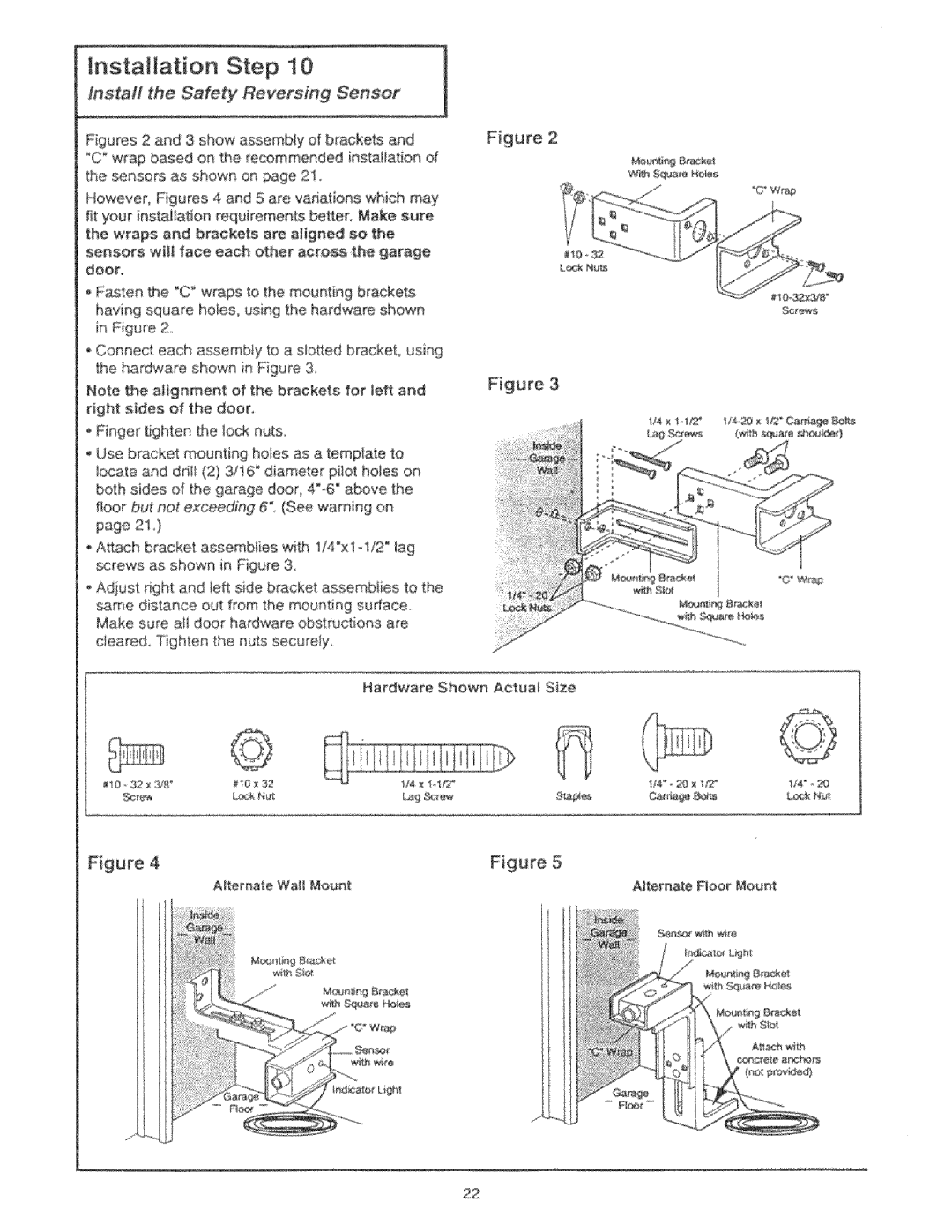 Craftsman 139.53425SRT, 139.53325SRT manual Figures2and3 showassemblyofbrackeand 