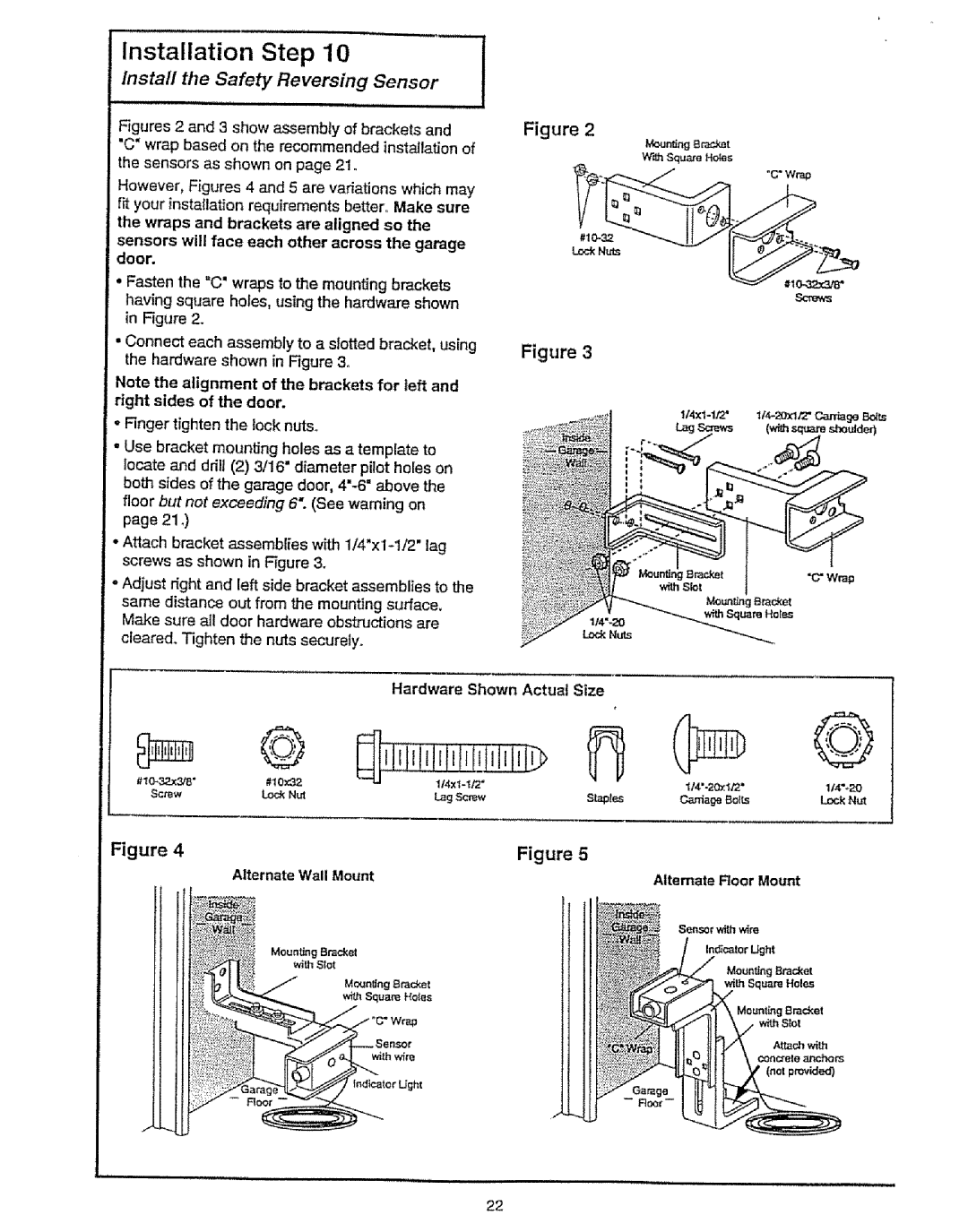 Craftsman 139.53675SRT owner manual Hardware Shown, Atemate Roor 