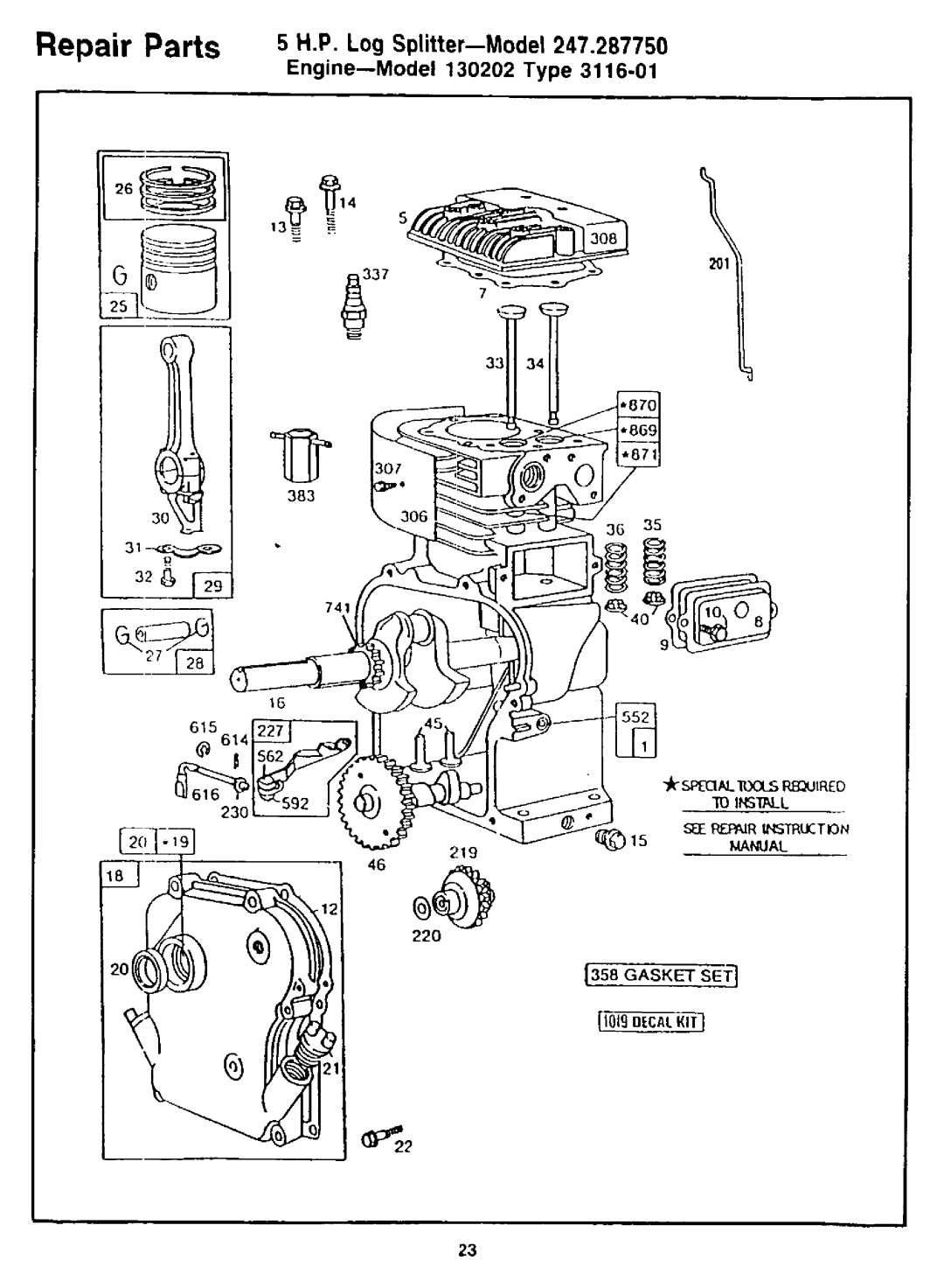 Craftsman 247.28775 manual 