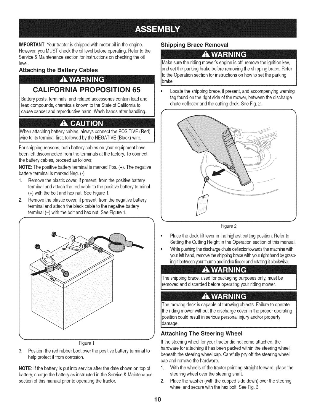 Craftsman 247.28902 manual California Proposition 