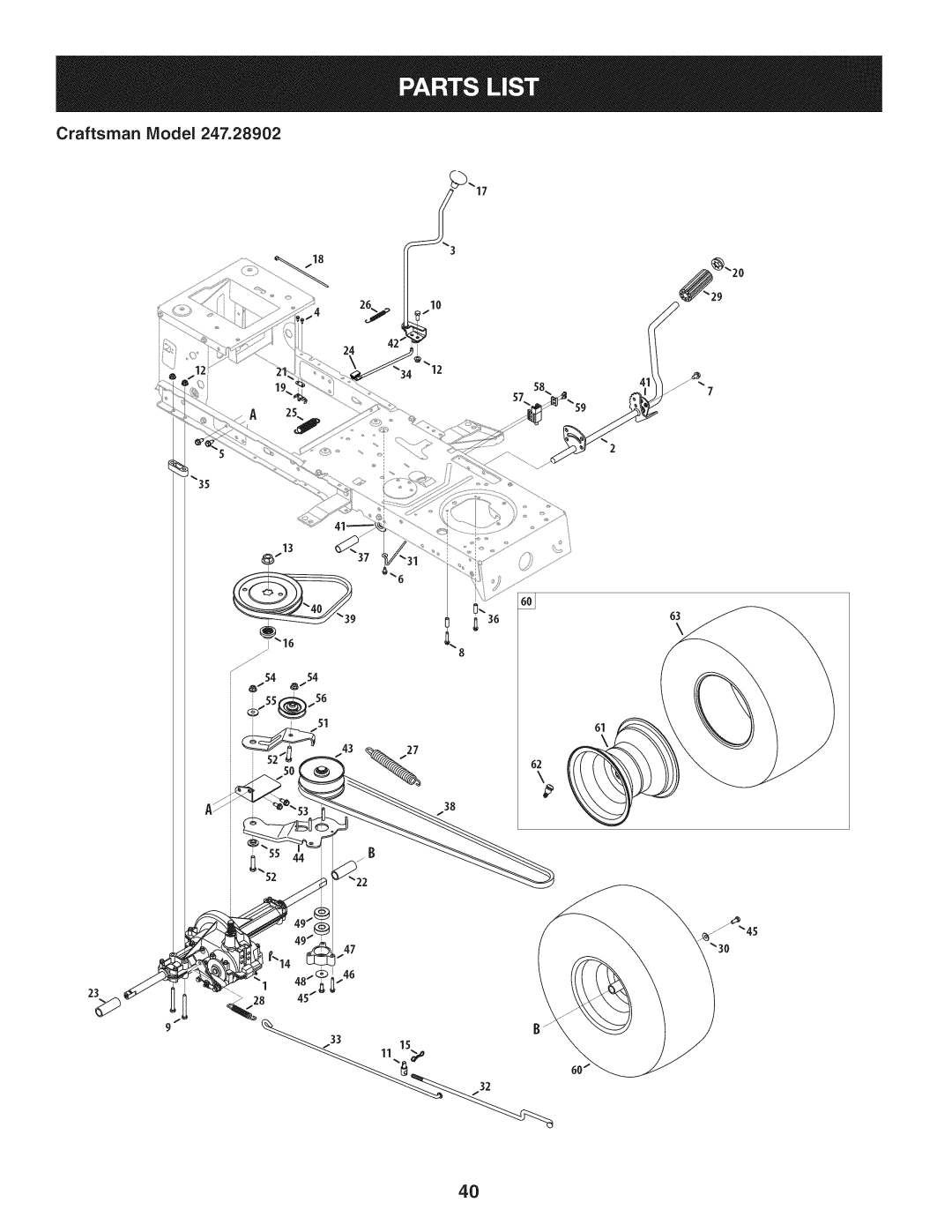 Craftsman 247.28902 manual Craftsman IViodel 