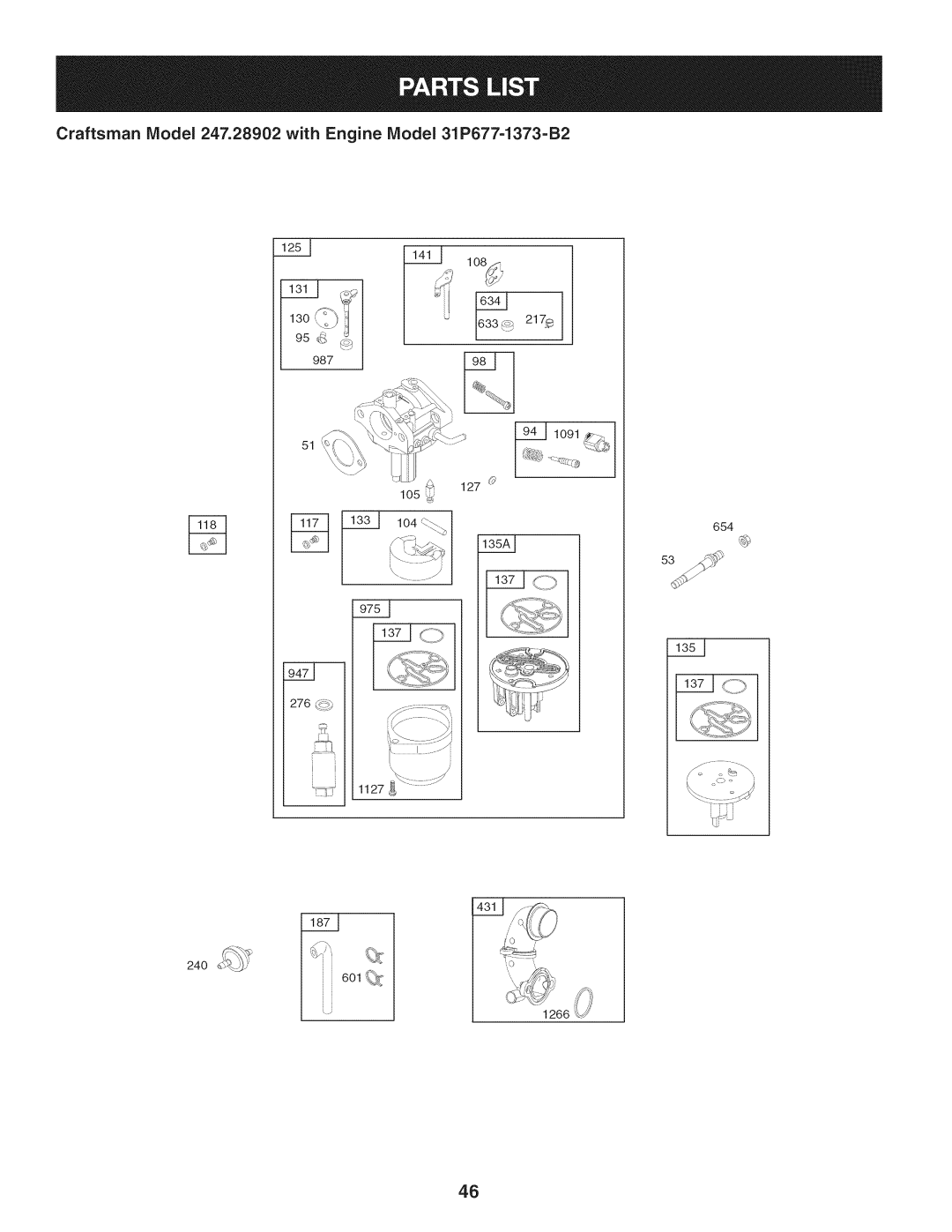 Craftsman 247.28902 manual 130bi F, 1o91 