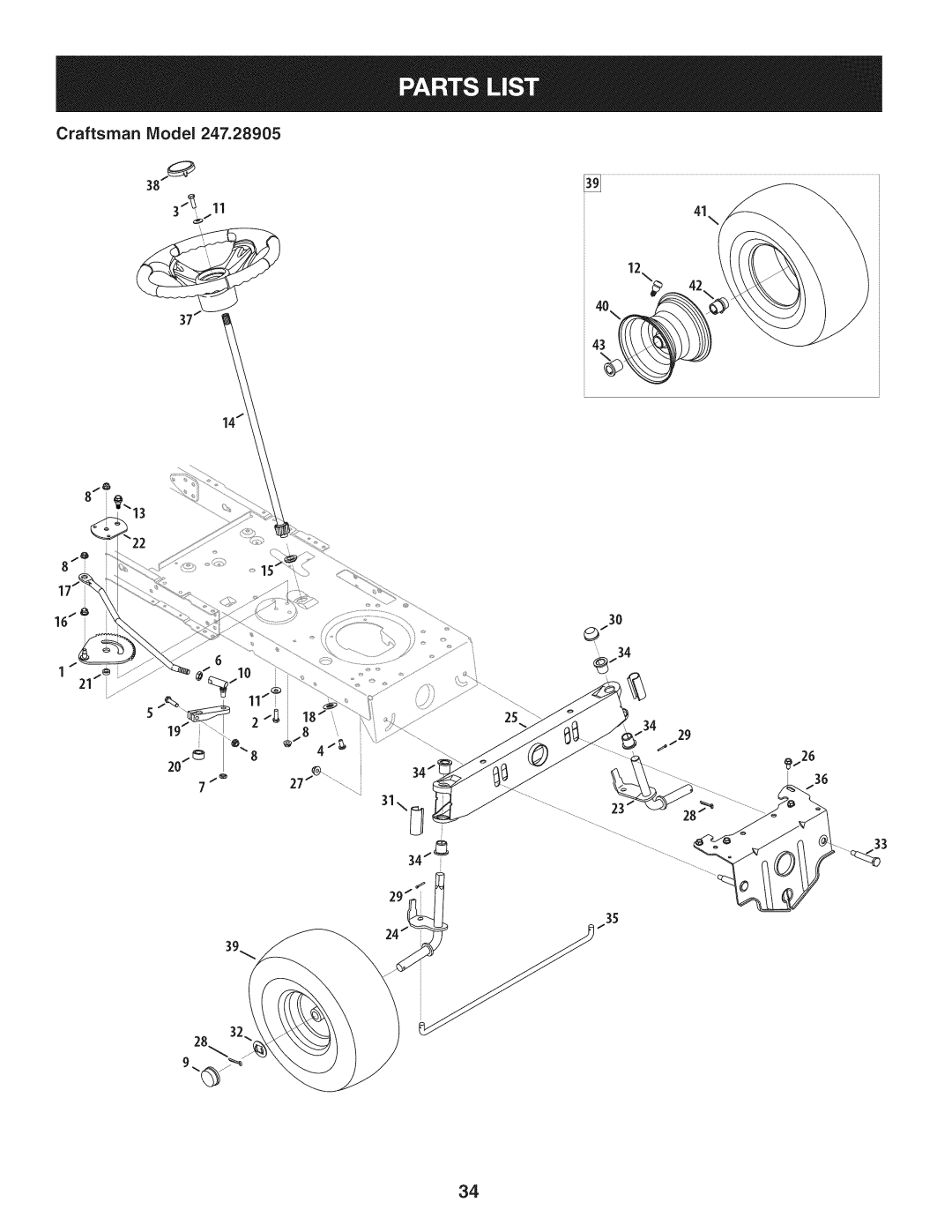 Craftsman 247.28905 manual 