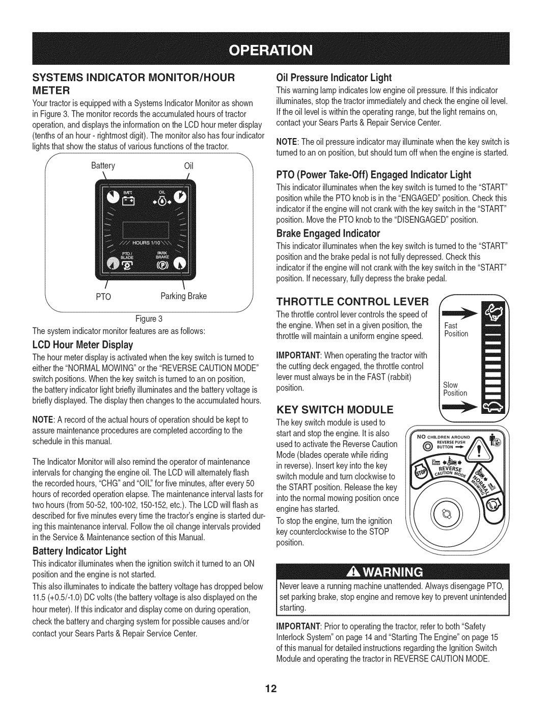 Craftsman 247.28933 manual Meter 