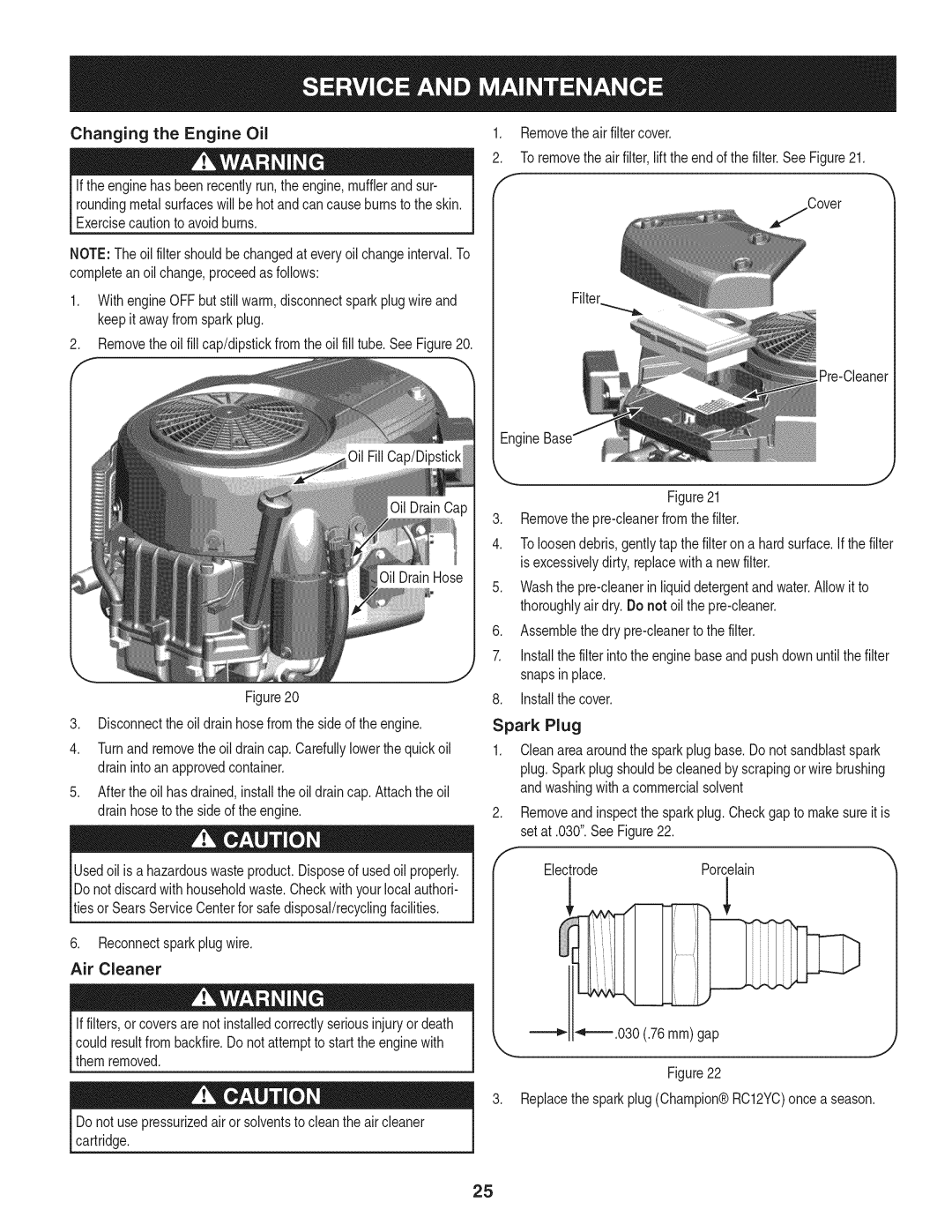 Craftsman 247.28980 manual Cover 