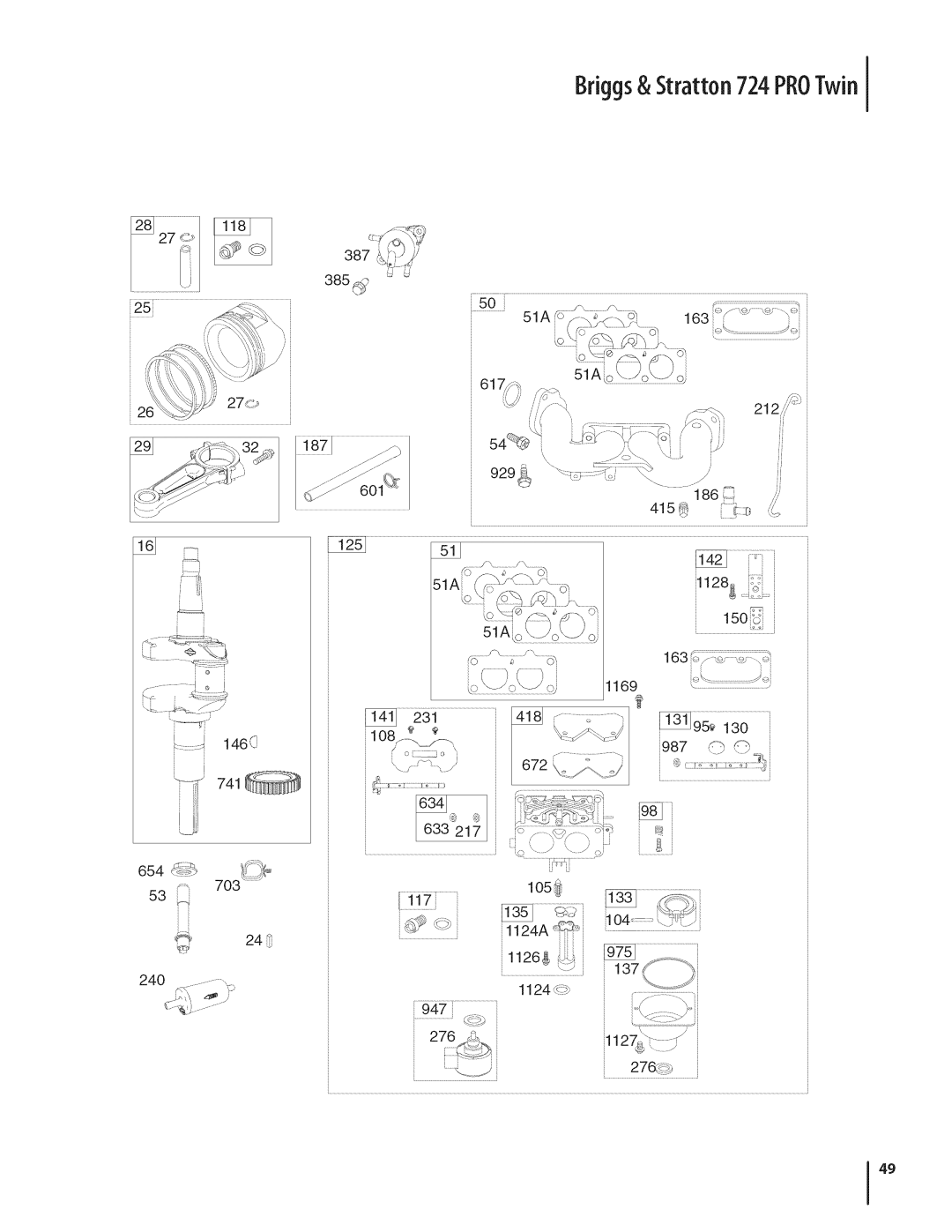 Craftsman 247.28980 manual 25i 51A, 51A 1169 108F--j 