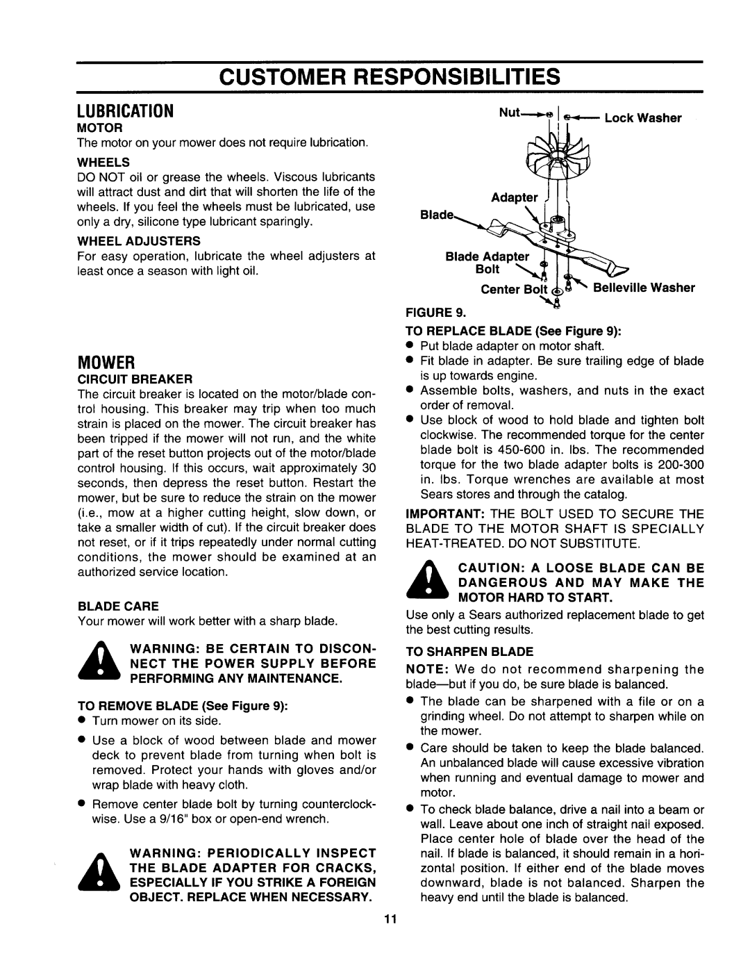 Craftsman 247.370252 manual 