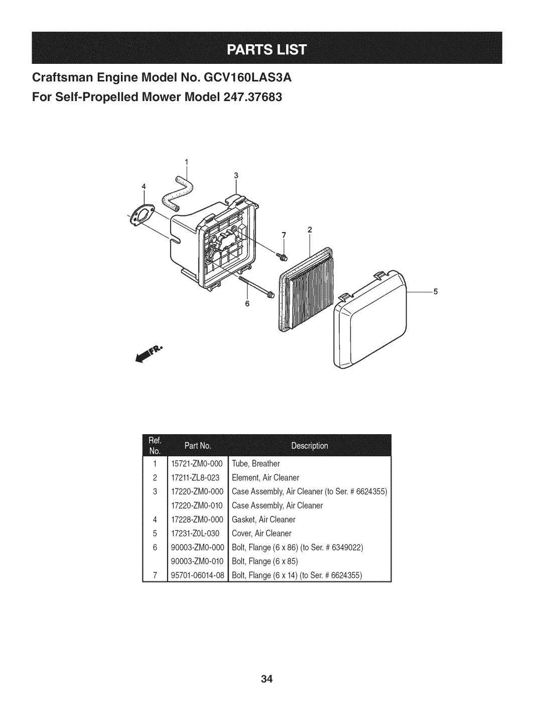 Craftsman 247.37683 manual 