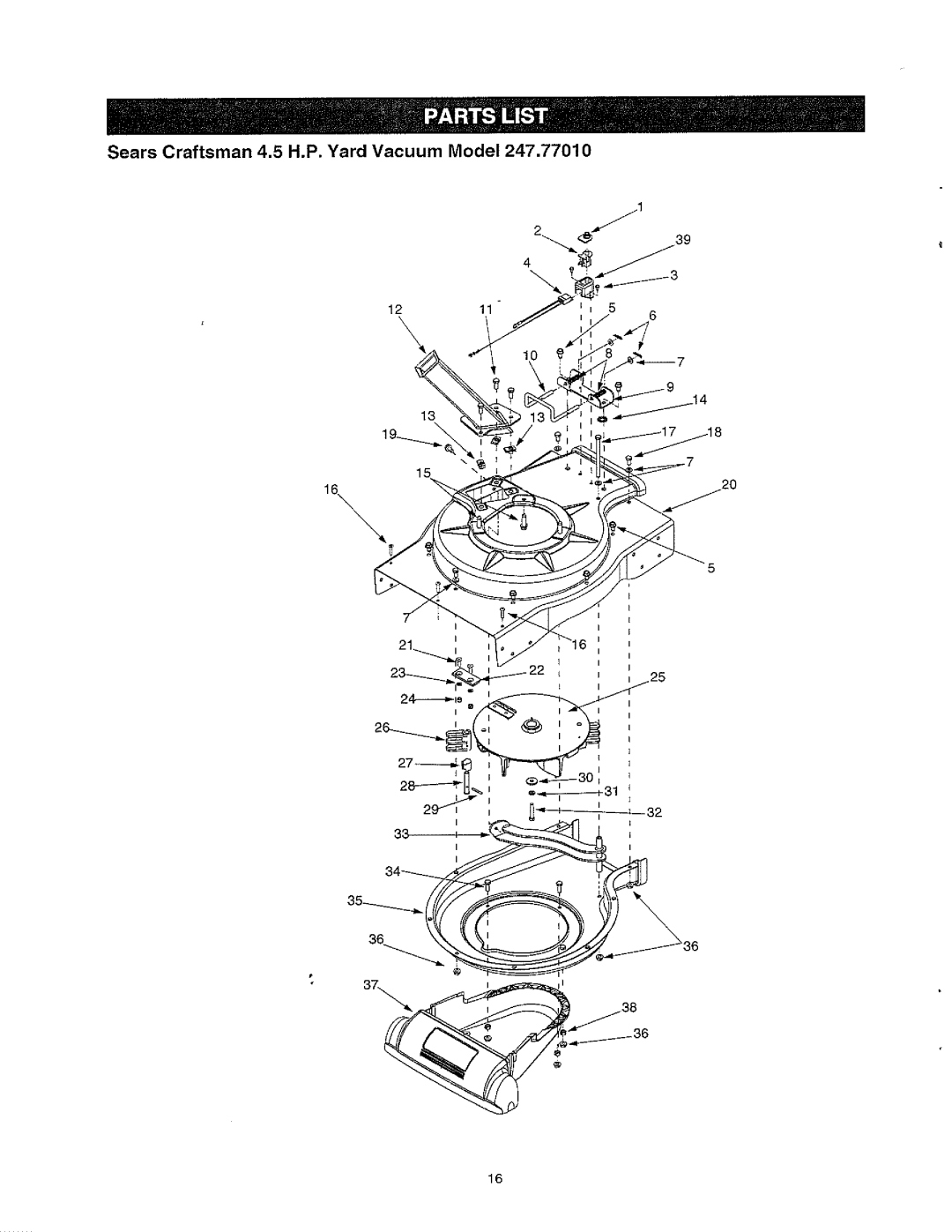 Craftsman 247.7701 manual 