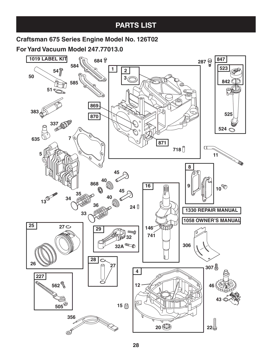 Craftsman 247.77013.0 manual  