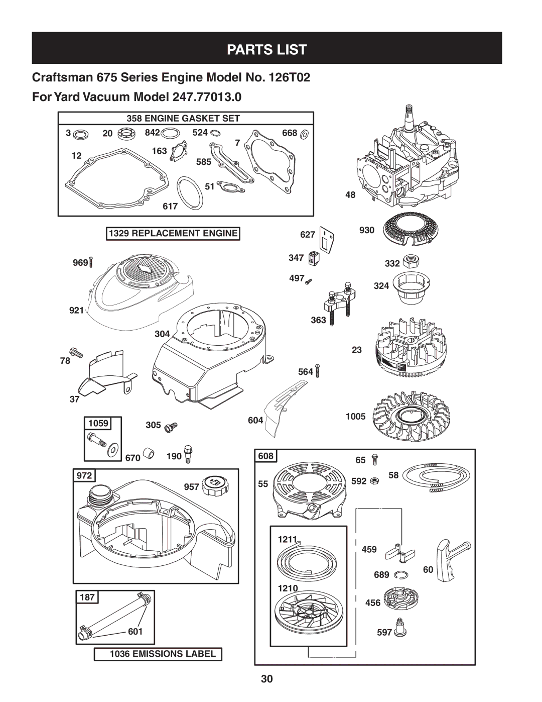 Craftsman 247.77013.0 manual 11, 10 