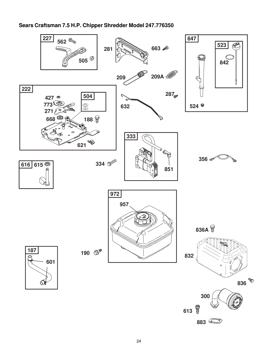 Craftsman 247.77635 manual 222 