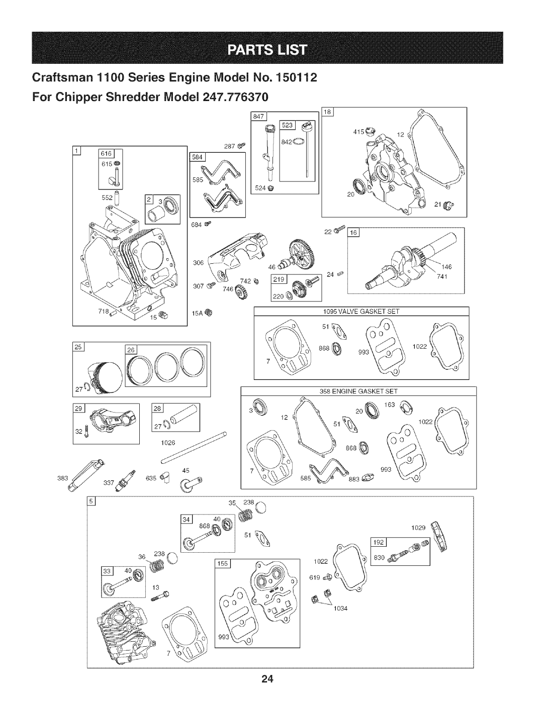 Craftsman 247.776370 manual 22 1B 