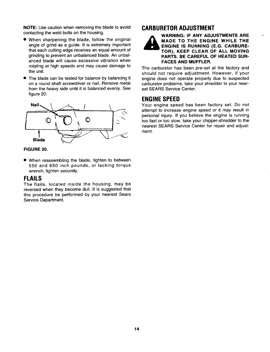 Craftsman 247.79594 manual 