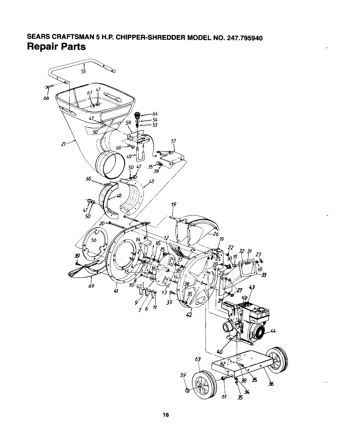 Craftsman 247.79594 manual 