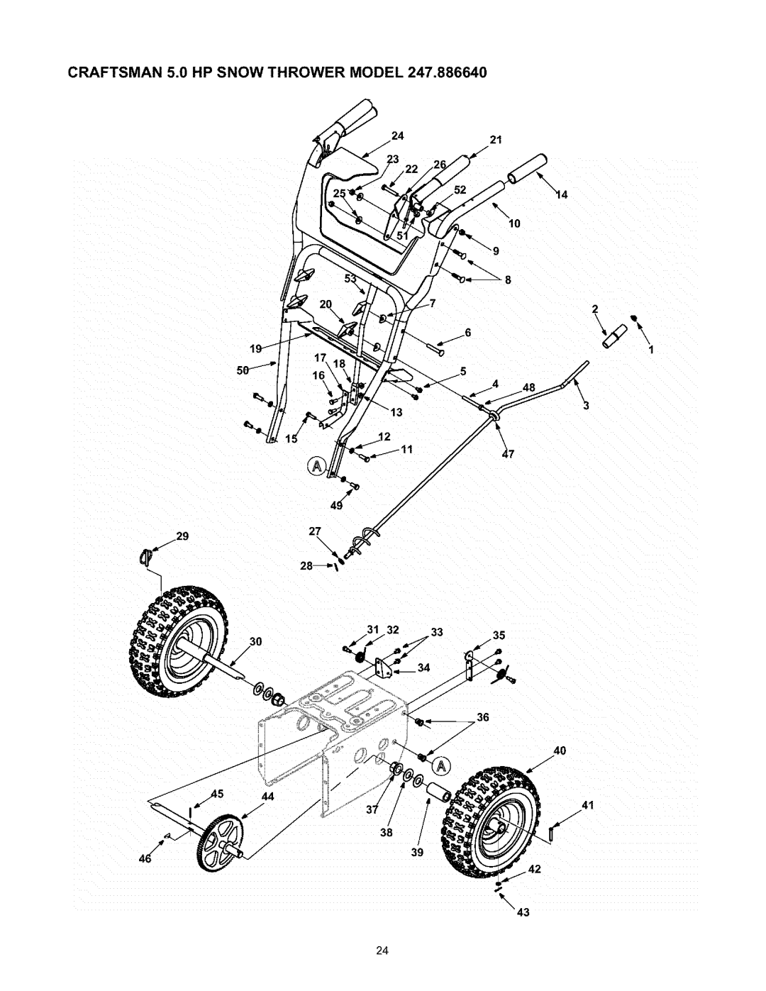 Craftsman 247.88664 owner manual 2421 313335 