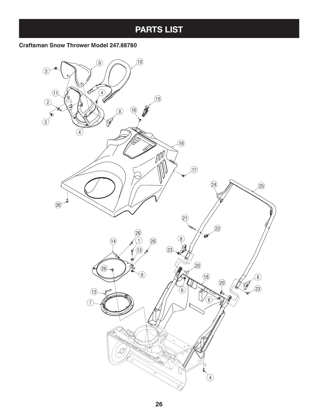 Craftsman 247.8878 manual 910 