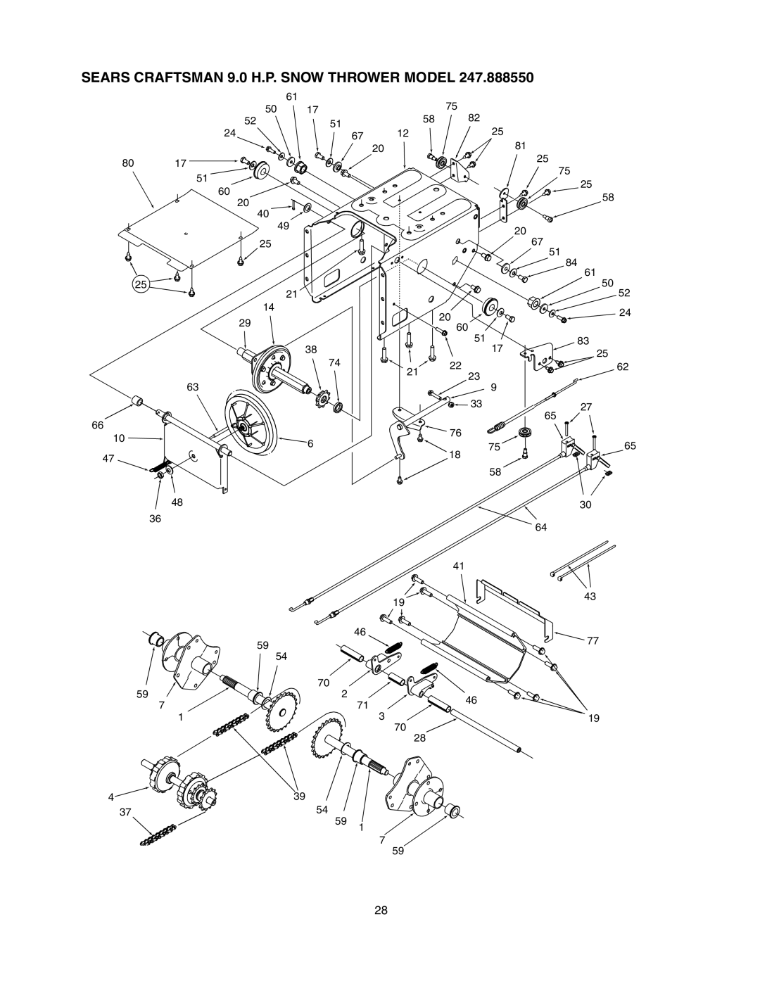 Craftsman 247.88855 owner manual 80 17 