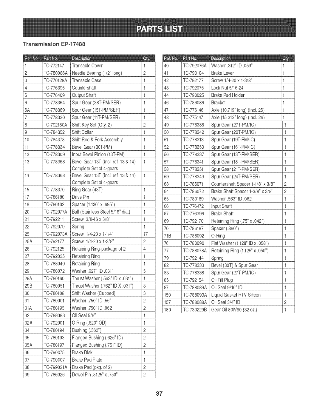 Craftsman 247.88933 manual 