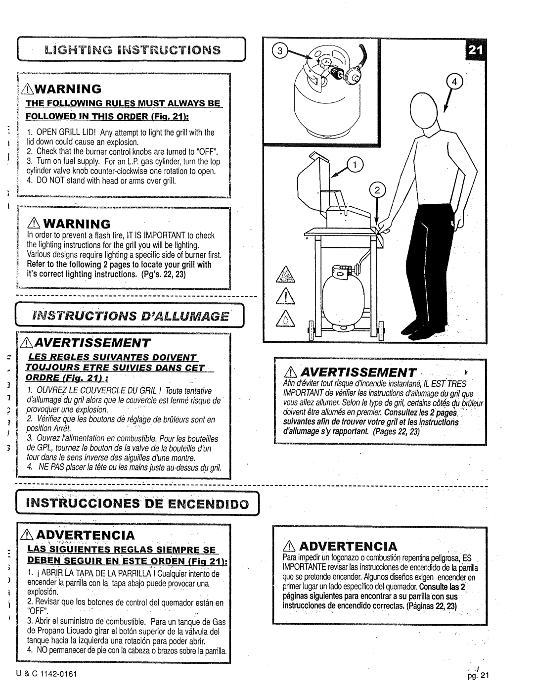 Craftsman 258.1240100 manual Ii Warning, RTi Ssement, LES Regles Suivantes Doivent Toujours Etre Suivies Dans GET, Ordre Fq 