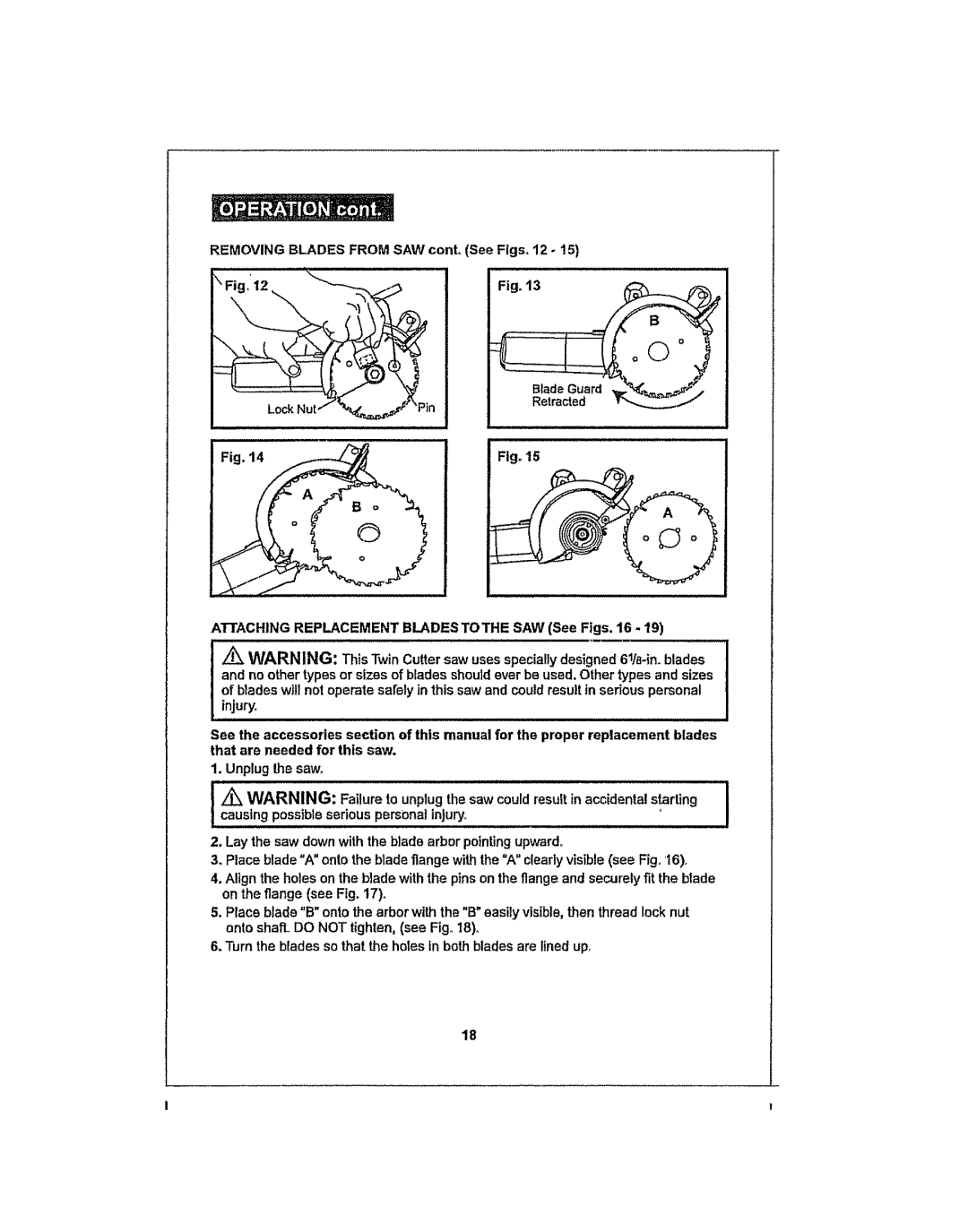 Craftsman 286.25574 owner manual Iojury 