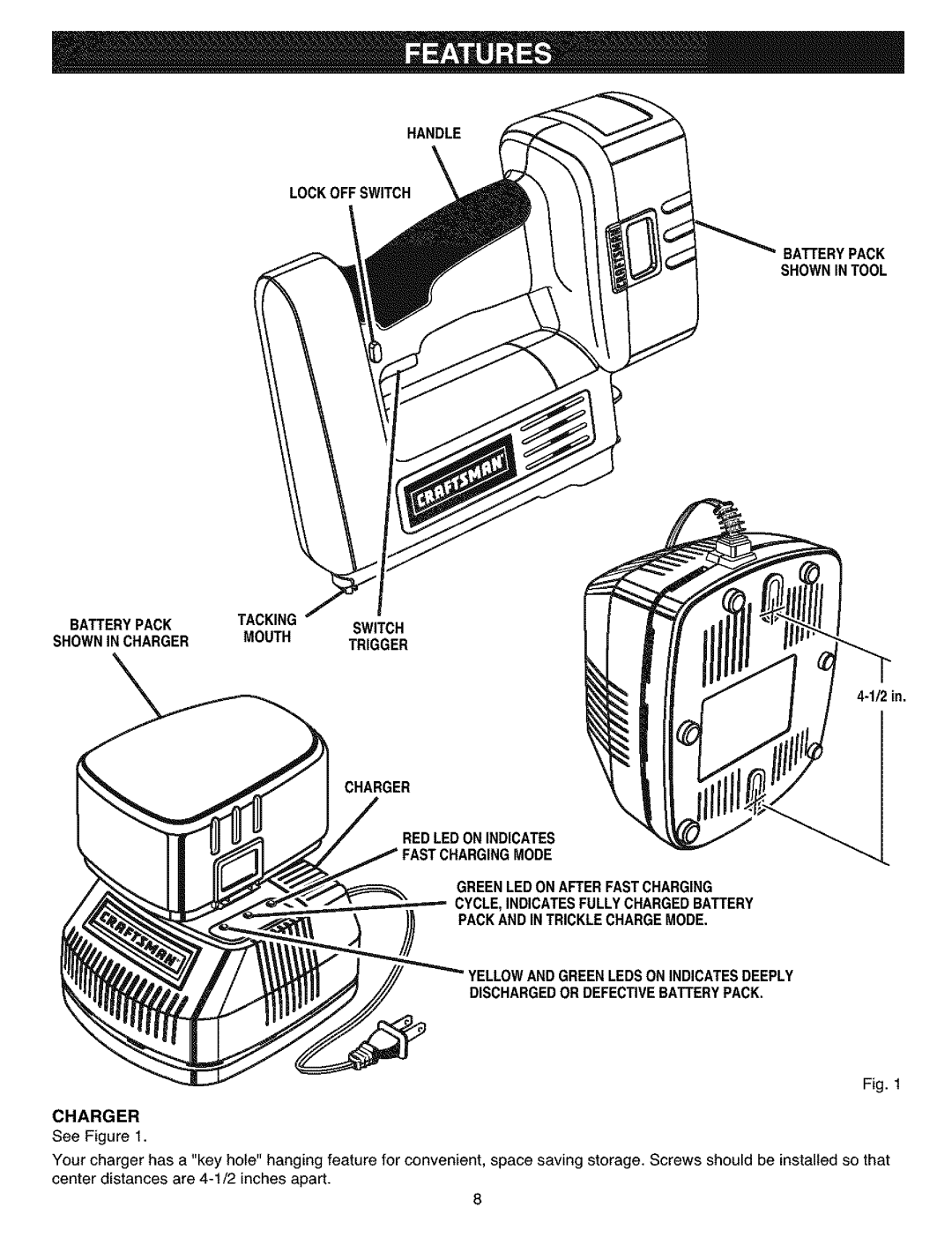 Craftsman 315.11401 manual 