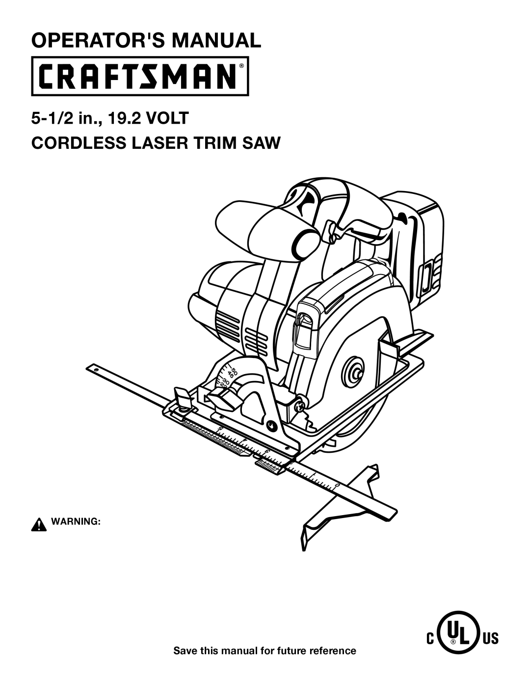 Craftsman 315.11485 manual Operators Manual 