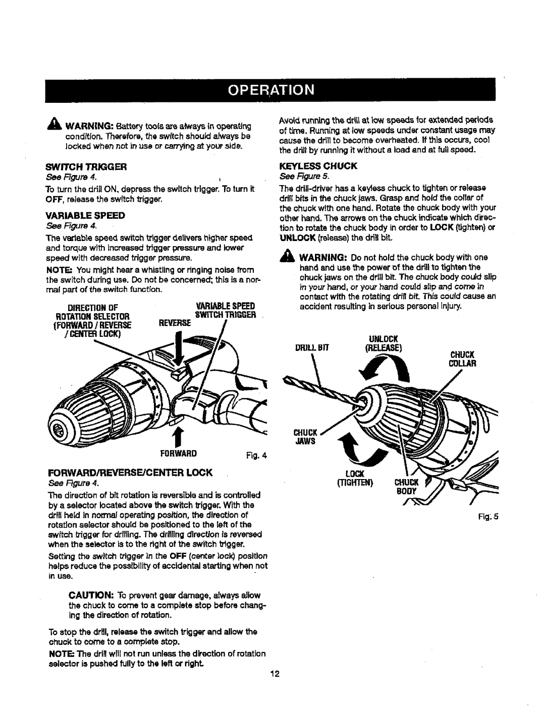 Craftsman 315.11534, 350 manual See Rgure, See F/gum 