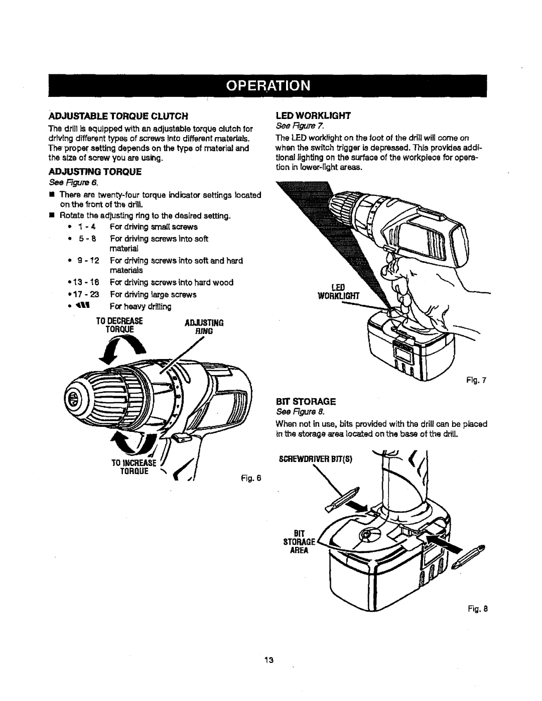 Craftsman 315.11534, 350 manual See Ftgure 