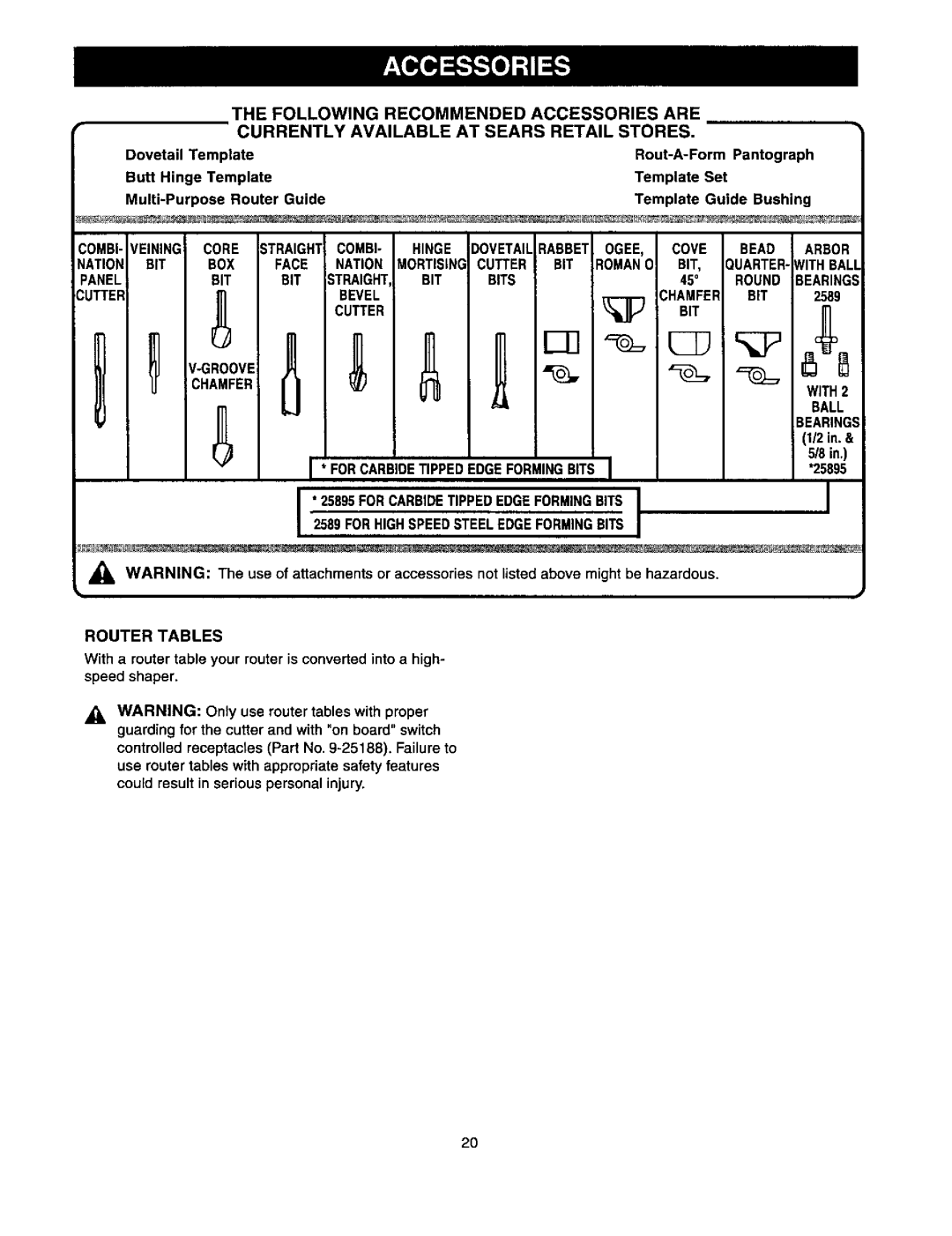 Craftsman 315.175341 COMBI-VEININGI Core Straight Combi Hinge, Nation BIT BOX Face Nation Mortising Cutter BIT, Bevel 