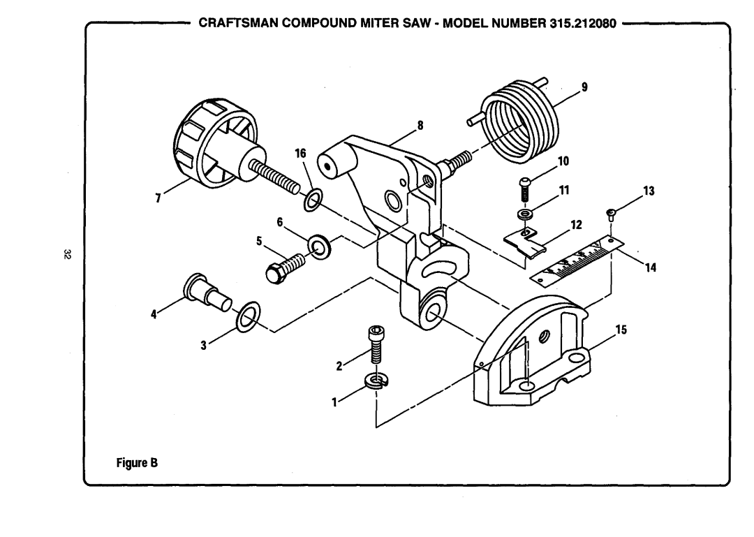 Craftsman 315.21208 owner manual FigureB 