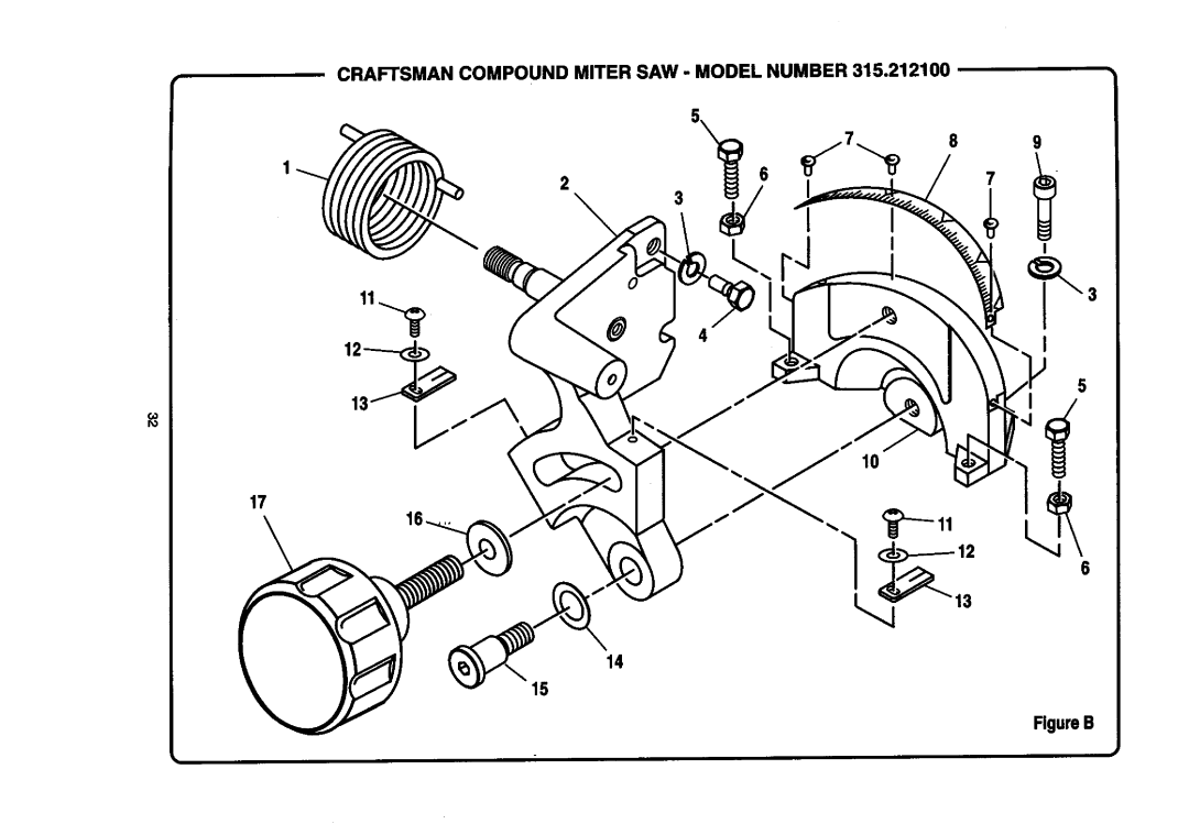 Craftsman 315.2121O0 owner manual FigureB 