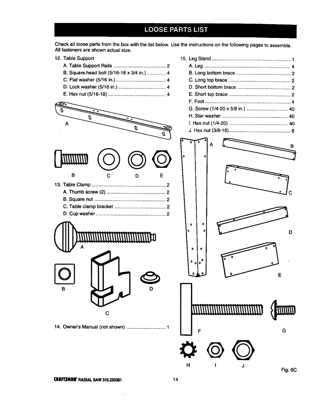 Craftsman 315.220381 owner manual 000 