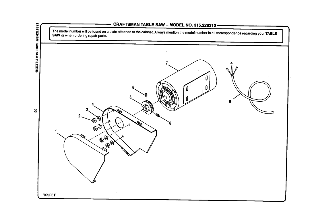 Craftsman 315.22831 owner manual Figuref 